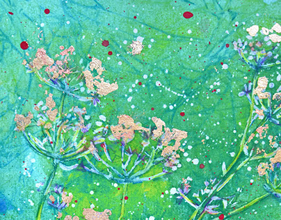 "Summer Meadow" Illustration.