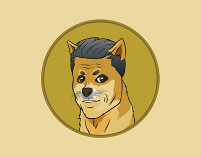 Meme coin logo combining Dogecoin and Cristiano Ronaldo