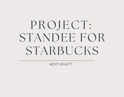 Project: Standee for Starbucks