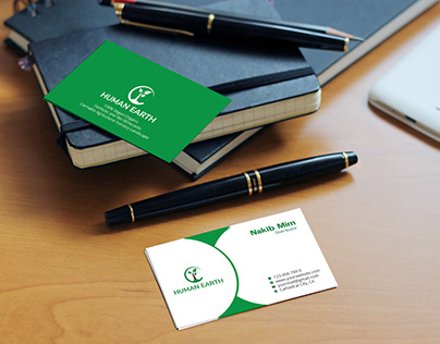 Business Card Design with Free PSD Mockup Template