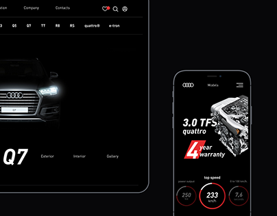Audi - website concept