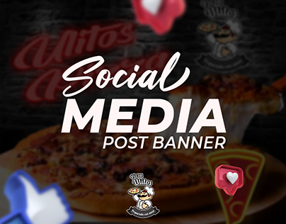 Diseño de Post Banner para RRSS (Ulitos Pizza)