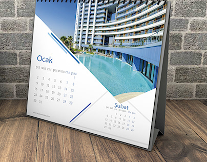 radisson blu OTEL Desk Calendar / Masa Takvimi