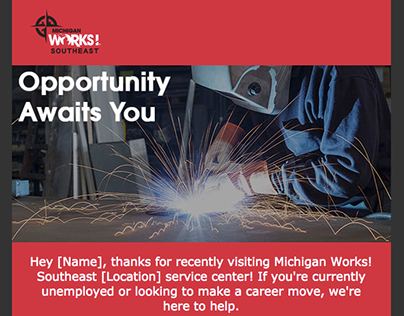 Email Campaign Content | Michigan Works Southeast