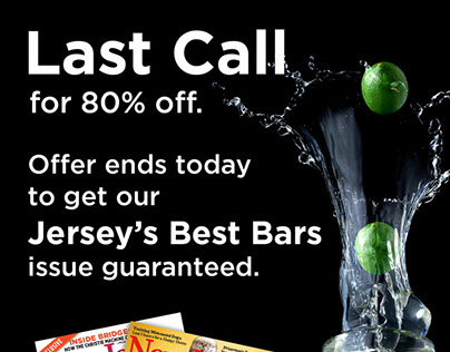 New Jersey Monthly Magazine: Best Bars