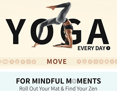 Yoga Day Page for Myntra