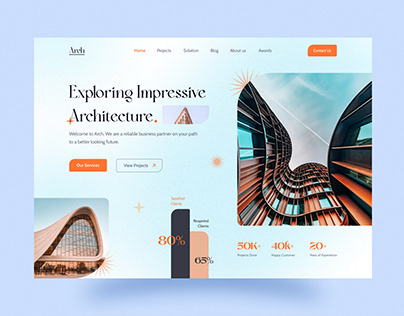 Architecture - Website Header Design