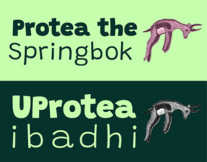 Children's Book: Protea the Springbok | UProtea Ibadhi