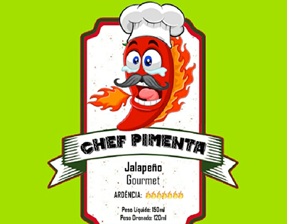 Rótulo Chef Pimenta