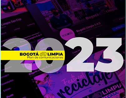 Plan de comunicaciones Bogotá Limpia 2023