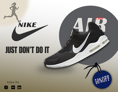 NIKE TEMPLATE - in photoshop