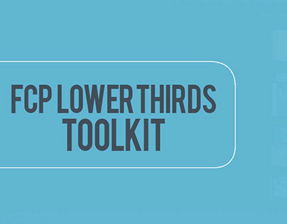 FCP Lower Thirds Toolkit