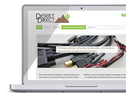 Logo and Web Design - Desert Direct Electronics