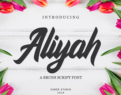 FREE | Aliyah Brush Script