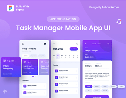 Task Manager app concept