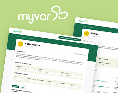 Myvar Website - Online tool to help farmers