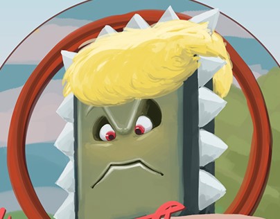 Donald Thwomp - Silly Painting Practice