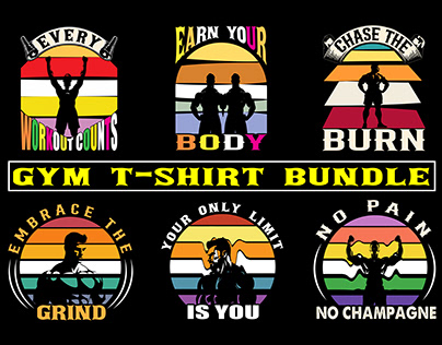 Gym day t shirt design