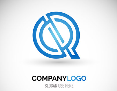Modern Minimalist Q letter logo template