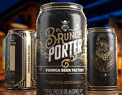 Brunch Porter | Beer Visual Design