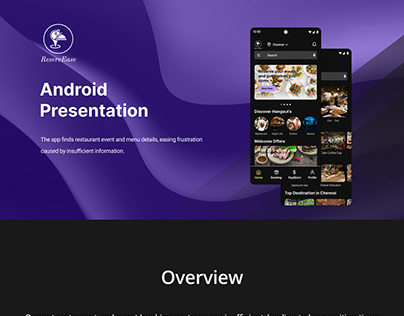 ReservEase - Android Presentation