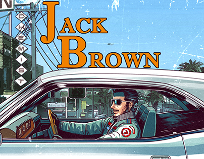 JACK BROWN COMIC ILLUSTRATION