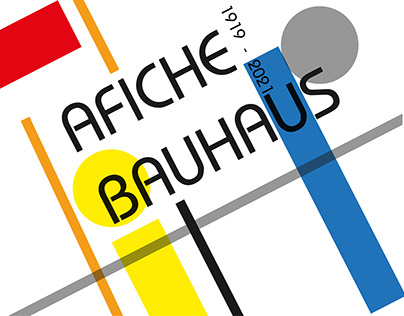 AFICHE BAUHAUS