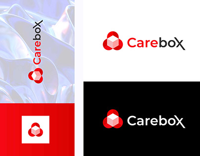 CareBox logo brand identity design. brand style guide