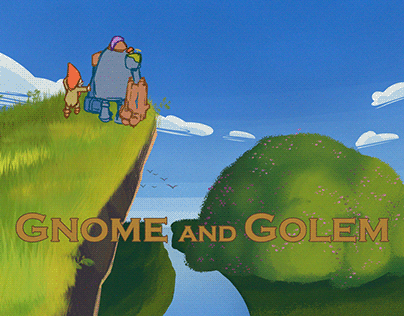 Golem and Gnome Game Concept Art