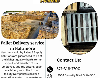 Get the Best Pallet Collection Services in Baltimore