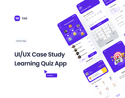 TAO - Learning Quiz App - UI/UX Case Study