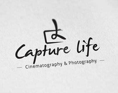 capture life logo design