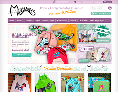 Tienda online de Ropa personalizada para niños