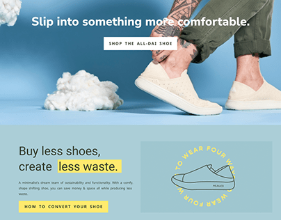 Munjoi footwear website