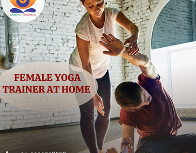 Female Yoga Trainer at Home