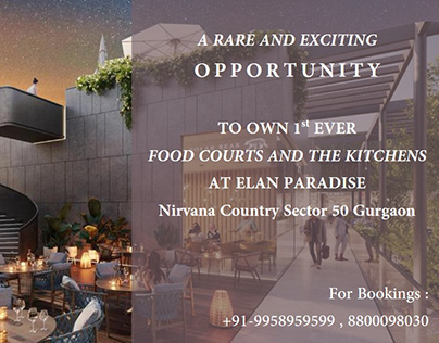 Elan Nirvana Food Court And Kitchens Big Discounts