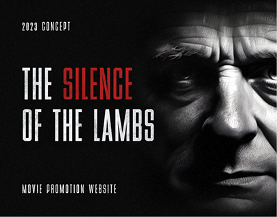 Movie promotion website | The silence of the lambs