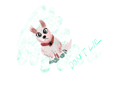 raspberry mint color dog