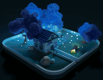 Fairy house in a Blender