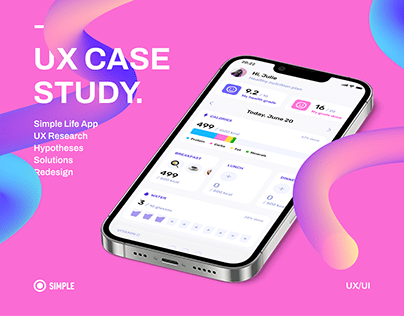 UX Case Study Simple App: from fasting to nutrition