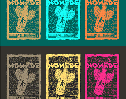 Nomade brewery, t-shirt & poster