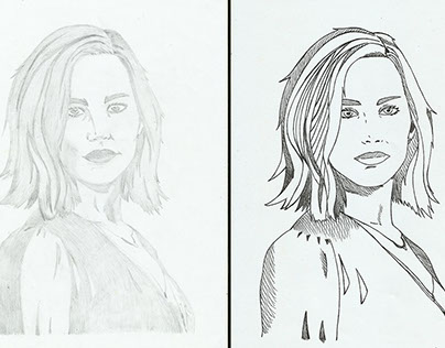 Desenho Jennifer Lawrence