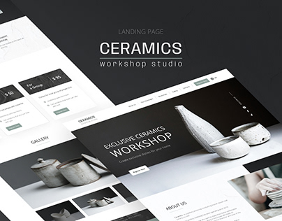 Landing Page "Ceramics"