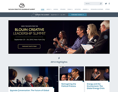 Creative Leadership Summit website