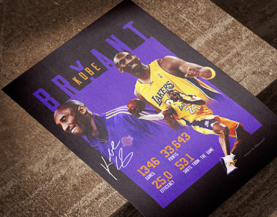 Poster with Kobe Bryant