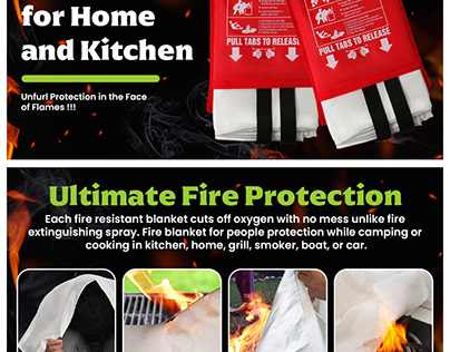 Enhanced Brand Content EBC | Emergency Fire Blanket