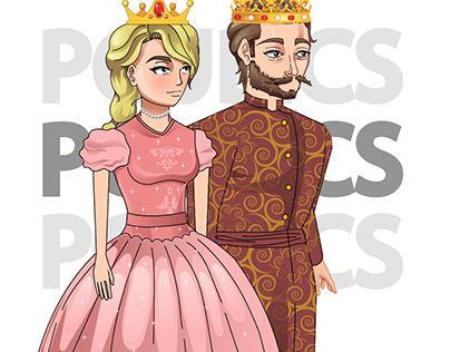 Character Designs Prince and Princess