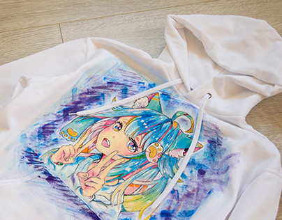 sweater, hand-painted sweatshirt, anime