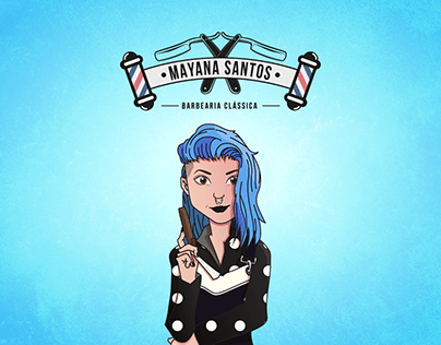 Branding | Mayana Santos - Barbearia Clássica