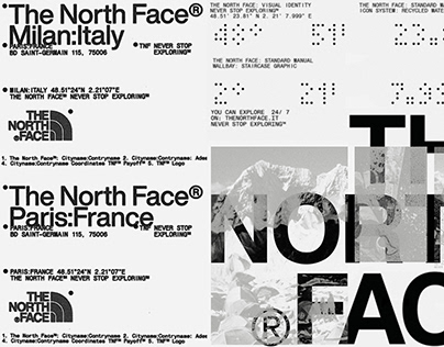 The North Face® Visual identity: Store graphics